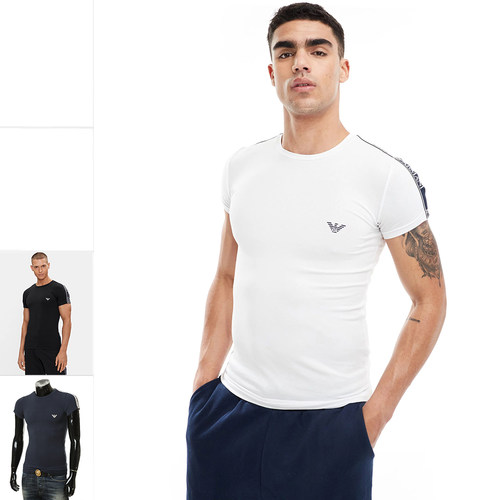 Armani/阿玛尼EA男士修身短袖T恤