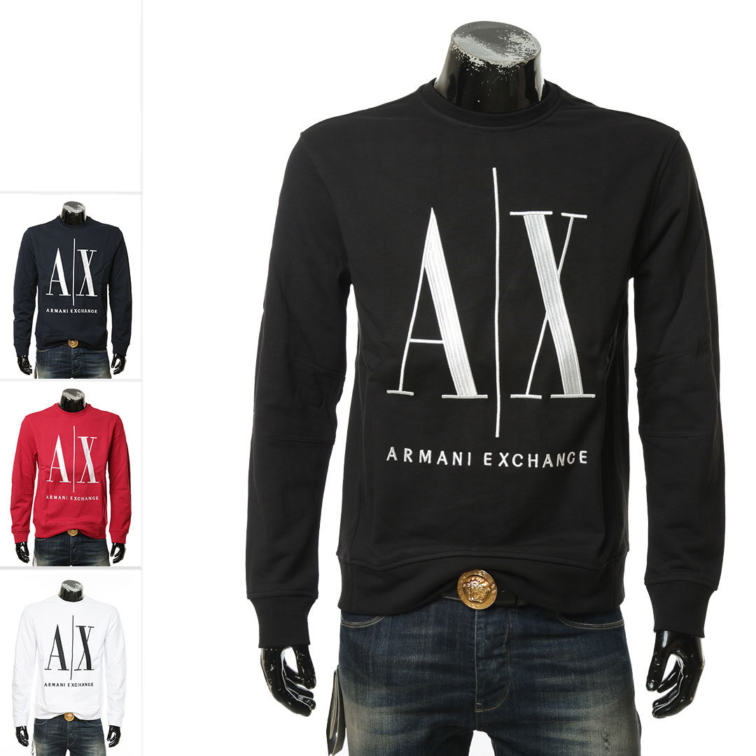 ARMANI百搭休闲圆领套头卫衣