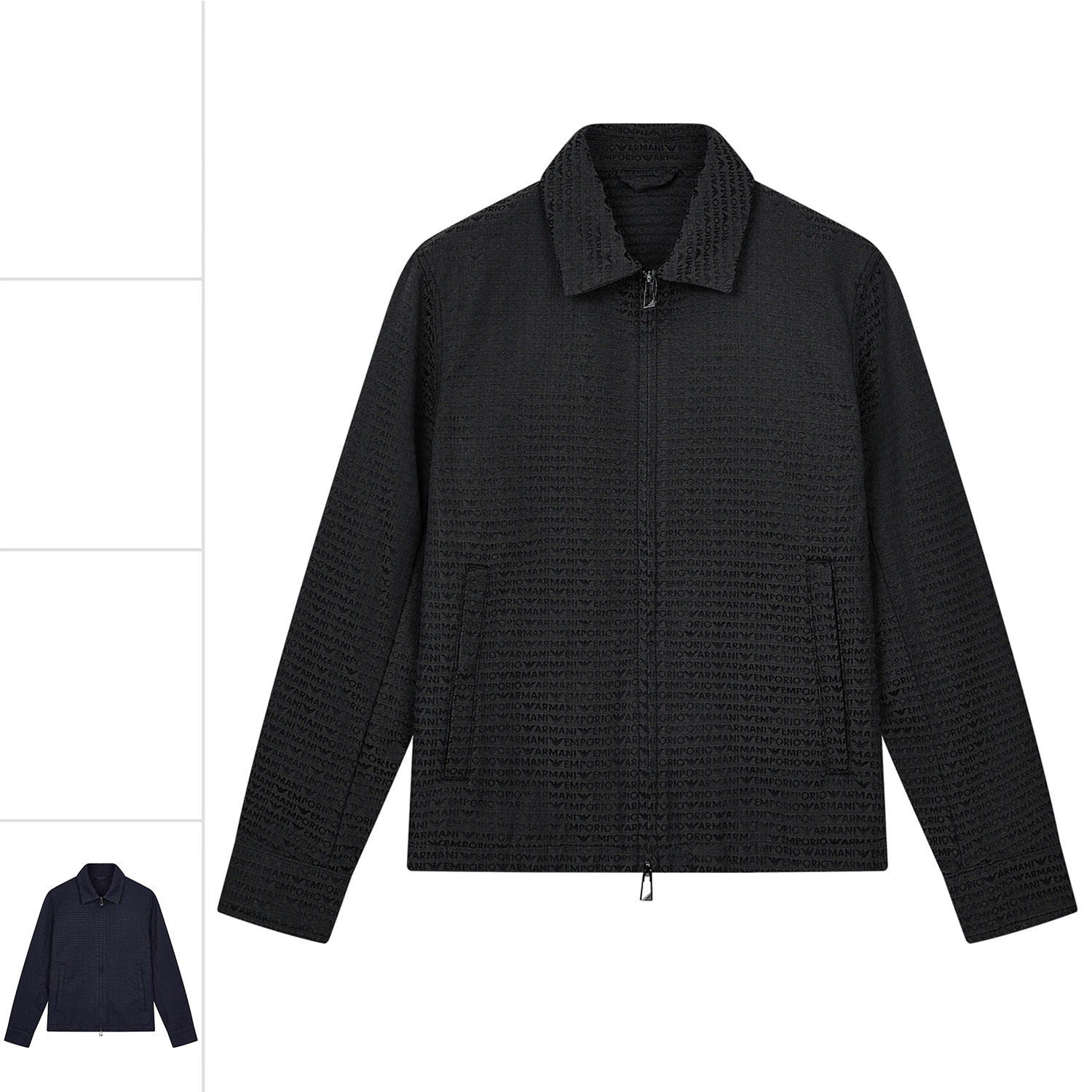 Armani/阿玛尼EA 男士老花鹰标时尚休闲夹克 EM004955 AF13688