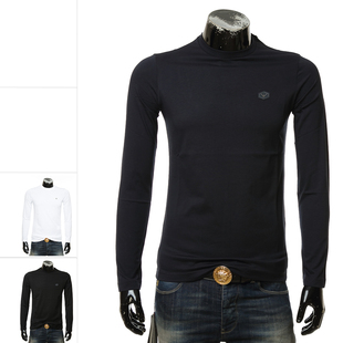 阿玛尼EA T恤8N1TR1 男士 纯色打底圆领长袖 1JRGZ 鹰标修身 Armani