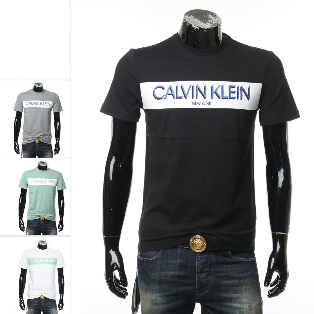 Calvin Klein CK 卡尔文克雷恩 休闲男士短袖圆领T恤 K10K105165
