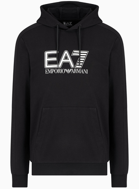 Armani/阿玛尼EA7 男士潮牌时尚休闲连帽套头卫衣 6DPM62 PJVRZ