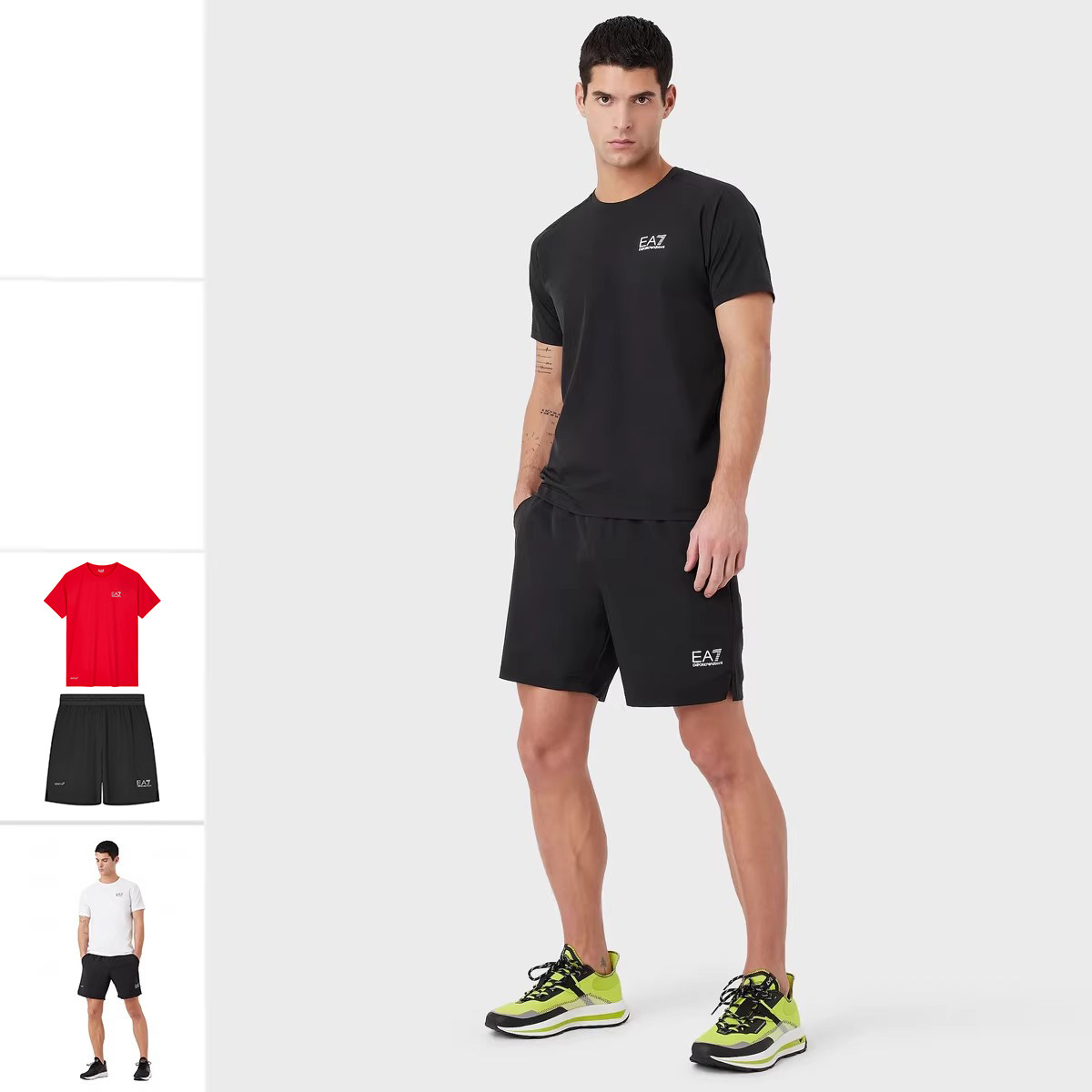 Armani/阿玛尼EA7 男士夏季时尚休闲短袖运动套装 8NPV03 PNDDZ