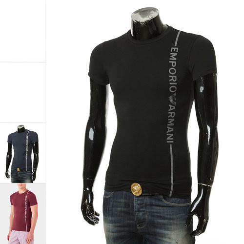 Armani/阿玛尼男士修身短袖T恤