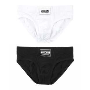 莫斯奇诺男士 252V1A1304 时尚 三角内裤 4406 潮牌2件装 moschino