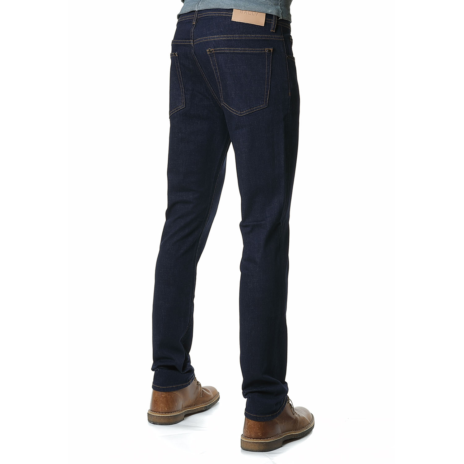 巴利男士时尚经典原色修身牛仔裤