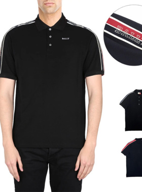 Bally/巴利海外直邮 男士时尚修身休闲短袖POLO衫 MOU02Z CO104