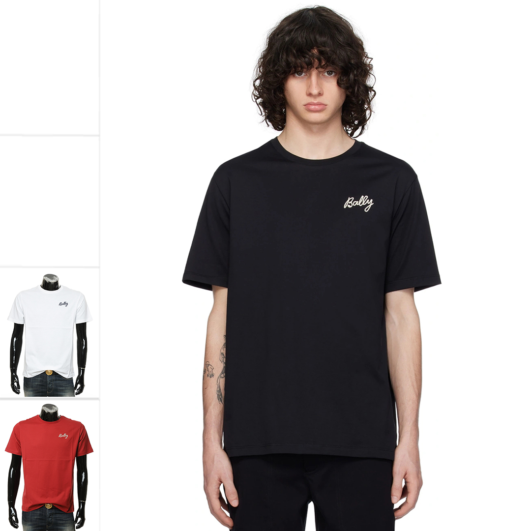 Bally/巴利男士纯棉短袖T恤