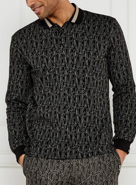 Armani/阿玛尼EA7 男士潮牌时尚休闲长袖POLO衫7M000119 AF13960