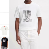 Boss黑标 T恤 男士 Hugo 时尚 休闲圆领纯棉短袖 50553755 10272987