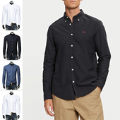 Boss黑标 50521996 男士 休闲纯棉修身 Hugo 衬衫 时尚 长袖 10262229