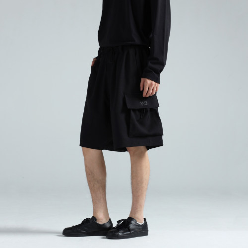 Y3Y-3男士潮牌宽松短裤休闲裤