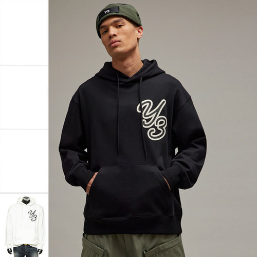 Y3Y-3男士潮牌连帽卫衣