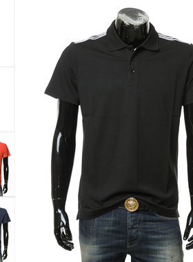 Armani/阿玛尼EA 男士鹰标商务休闲短袖POLO衫 EM000571 AF12333