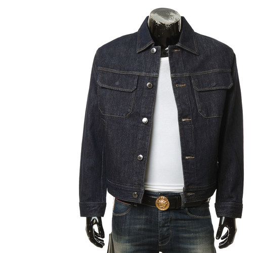 阿玛尼男士牛仔夹克外套