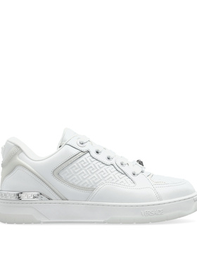 Versace/范思哲男士美杜莎真皮小白鞋低帮休闲鞋 1020593 1A14615