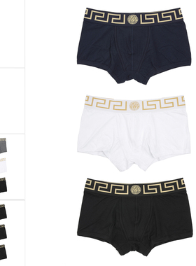 Versace/范思哲正品 美杜莎 男士3件装四角裤 AU10326 A232741