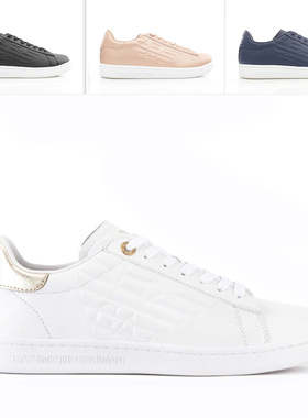 Armani/阿玛尼EA7 叁仟良品 男士低帮真皮板鞋休闲鞋X8X001 XCC51