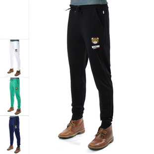 A6890 moschino 小熊潮牌毛里保暖休闲裤 经典 4413 莫斯奇诺男士