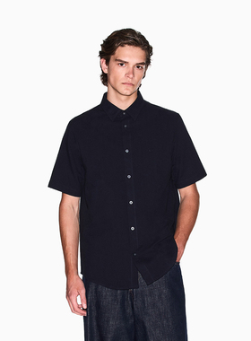 Armani/阿玛尼AX 男士时尚休闲简约短袖衬衫 XM001237 AF13141