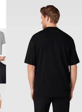 Armani/阿玛尼EA 男士宽版时尚休闲圆领短袖T恤 3D1TD0,1J0EZ