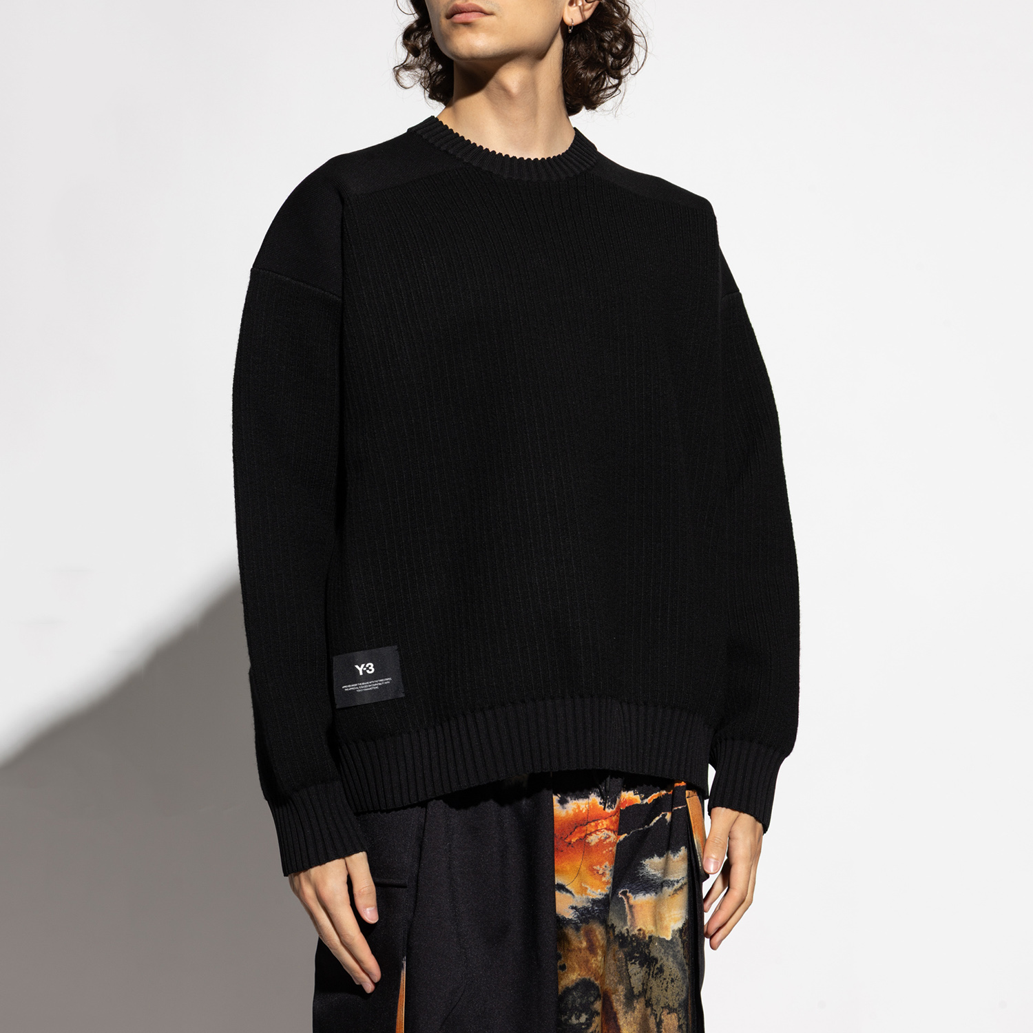 Y-3男士潮牌加厚保暖毛衣