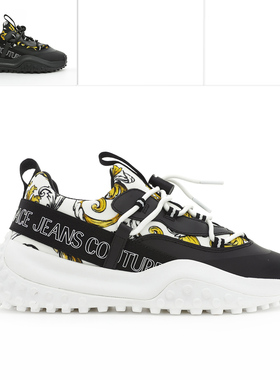 Versace/范思哲VJ 男士奢潮印花厚底低帮休闲鞋 78YA3SN2 ZSC68