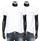 阿玛尼EA EM000391 男士 修身 Armani T恤 鹰标2件装 短袖 AF10779