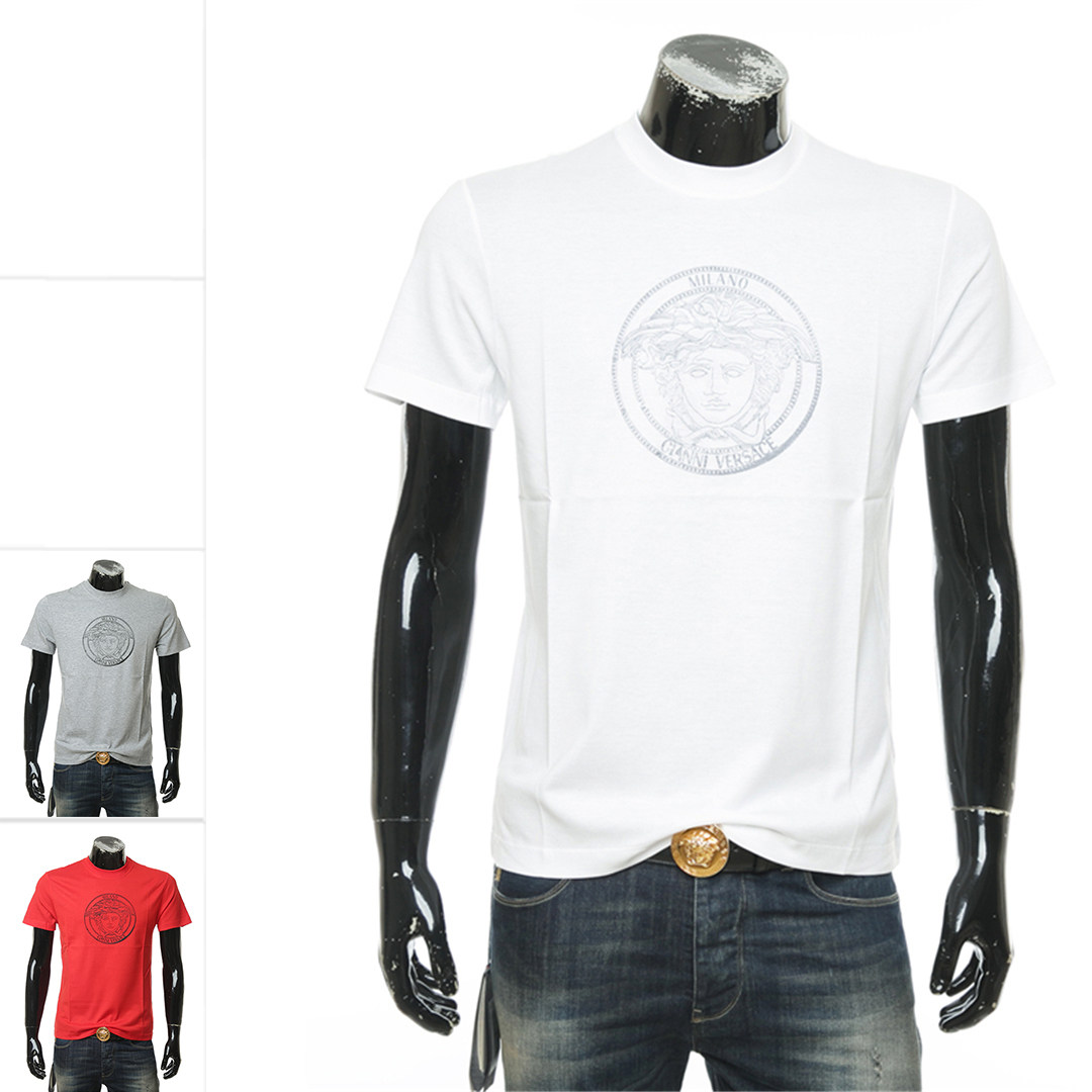 Versace/范思哲 正品 美杜莎 男士短袖圆领T恤 A87381 A228806