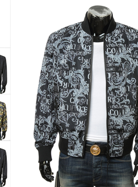 Versace/范思哲男奢华巴洛克印花2面穿潮外套夹克74GASD17 CQS51