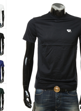 Armani/阿玛尼EA 男士鹰标笑脸丝光棉短袖圆领T恤 8N1TEW 1JUVZ