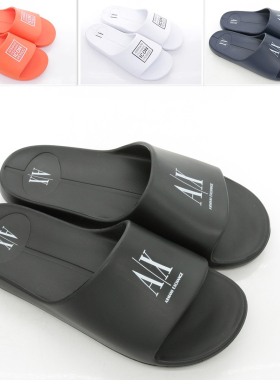 Armani/阿玛尼AX 男士时尚休闲户外一字拖拖鞋 XUP012 XV675