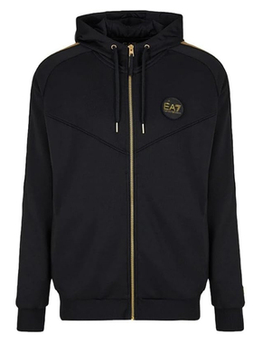 Armani/阿玛尼EA7 男士时尚奢华金标连帽外套卫衣 3DPM81 PJMTZ