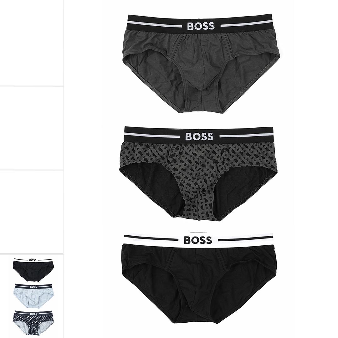 HugoBoss男士3件装三角内裤