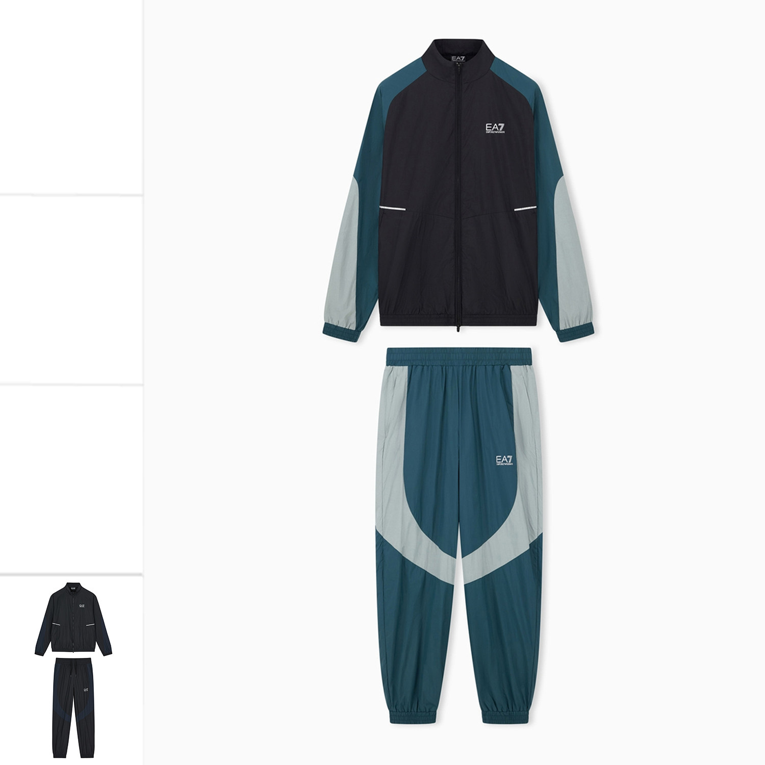 Armani/阿玛尼EA7 男士时尚休闲潮拼色运动套装 7M002158 AF26222