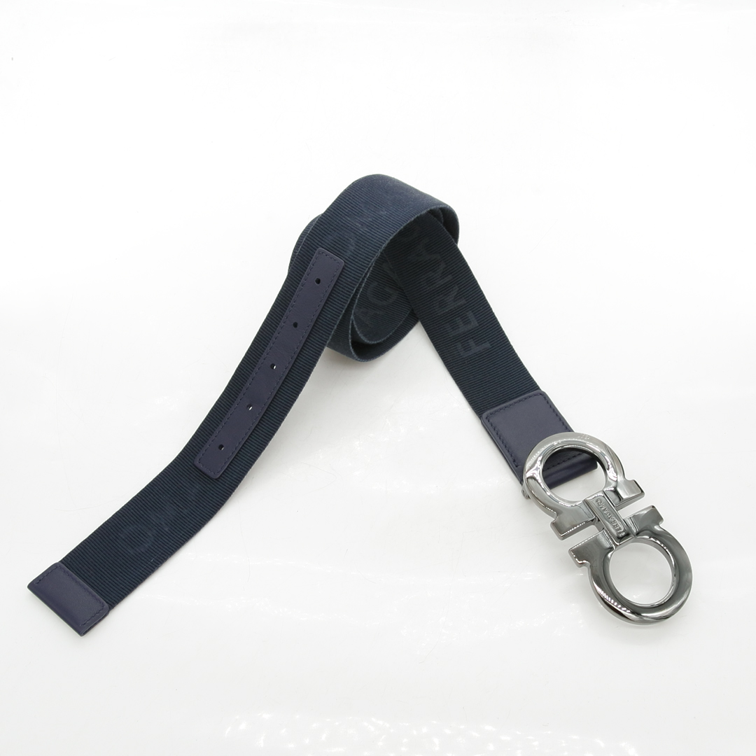 菲拉格慕男士帆布皮带