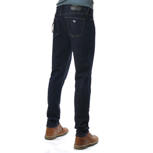 时尚 鹰标原色修身 长裤 Armani 8N1J75 男士 牛仔裤 1DQJZ 阿玛尼EA