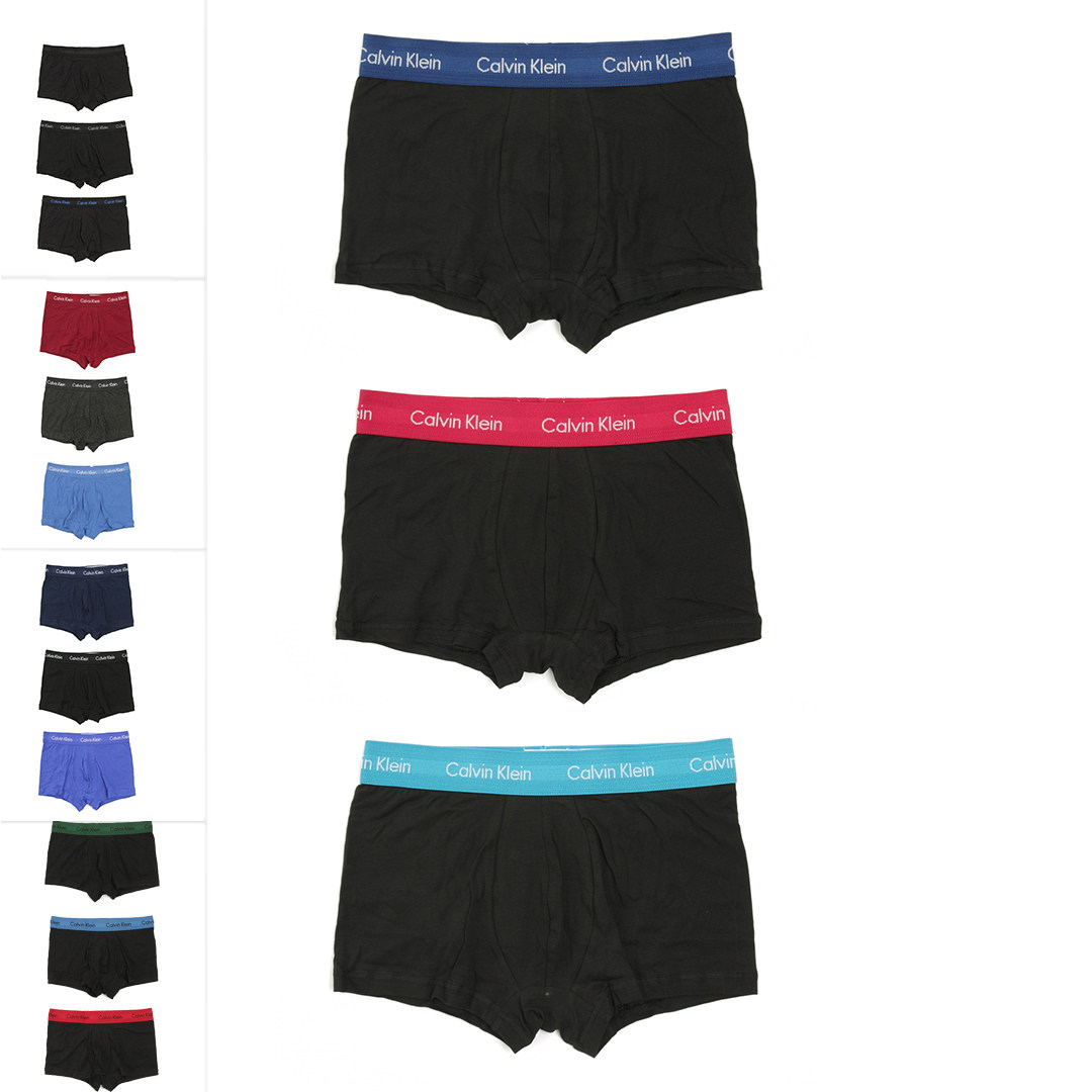 Calvin Klein/卡尔文克雷恩CK 男士3件装平角裤内裤 0000U2664G