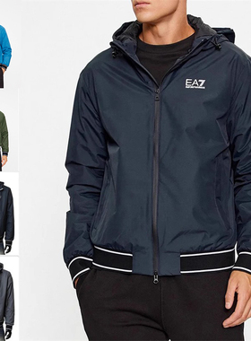 Armani/阿玛尼EA7 男士秋冬加绒保暖连帽夹克外套 6RPB08 PN27Z