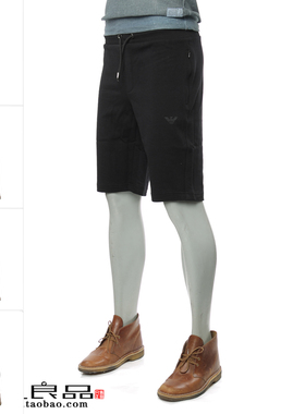 Armani/阿玛尼EA  男士网球穿搭 纯色修身休闲短裤 8N1PH3 1J07Z