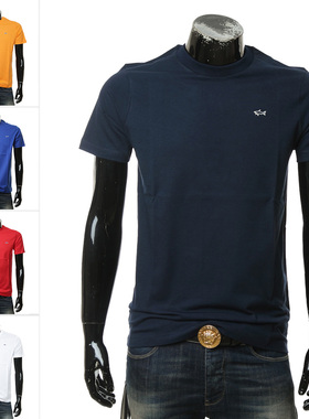 PAUL & SHARK鲨鱼 男士时尚潮牌休闲半袖纯棉短袖T恤 C0P1092