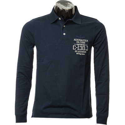 AM空军男士长袖POLO衫