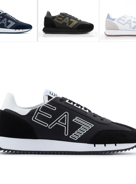 Armani/阿玛尼EA7 男士时尚印花轻便运动低帮休闲鞋X8X101 XK257