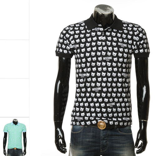 莫斯奇诺男士休闲短袖POLO衫