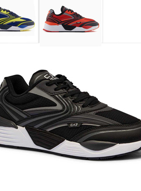 Armani/阿玛尼EA7男士潮流拼色休闲低帮鞋运动鞋7X000309 AF18448