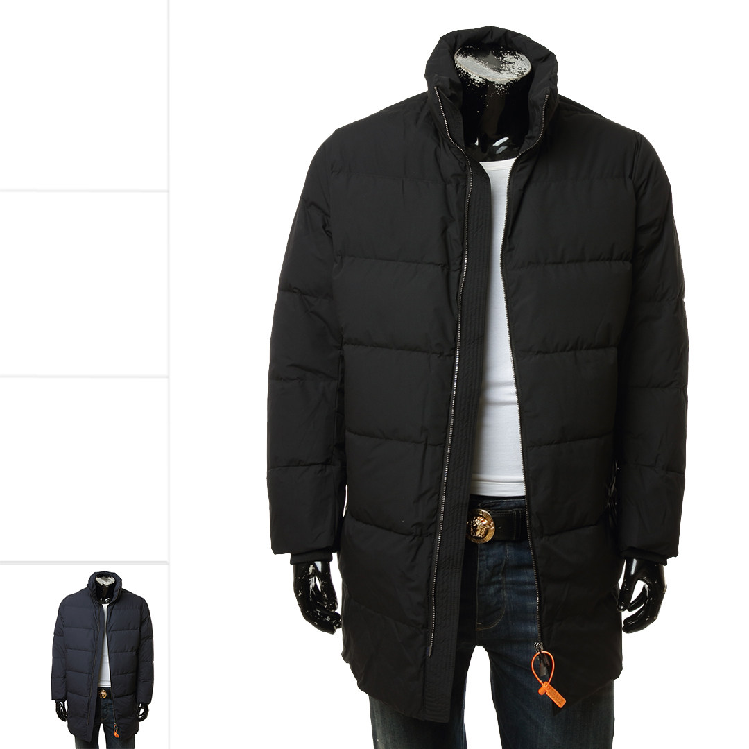 阿玛尼男士立领加厚保暖长款外套