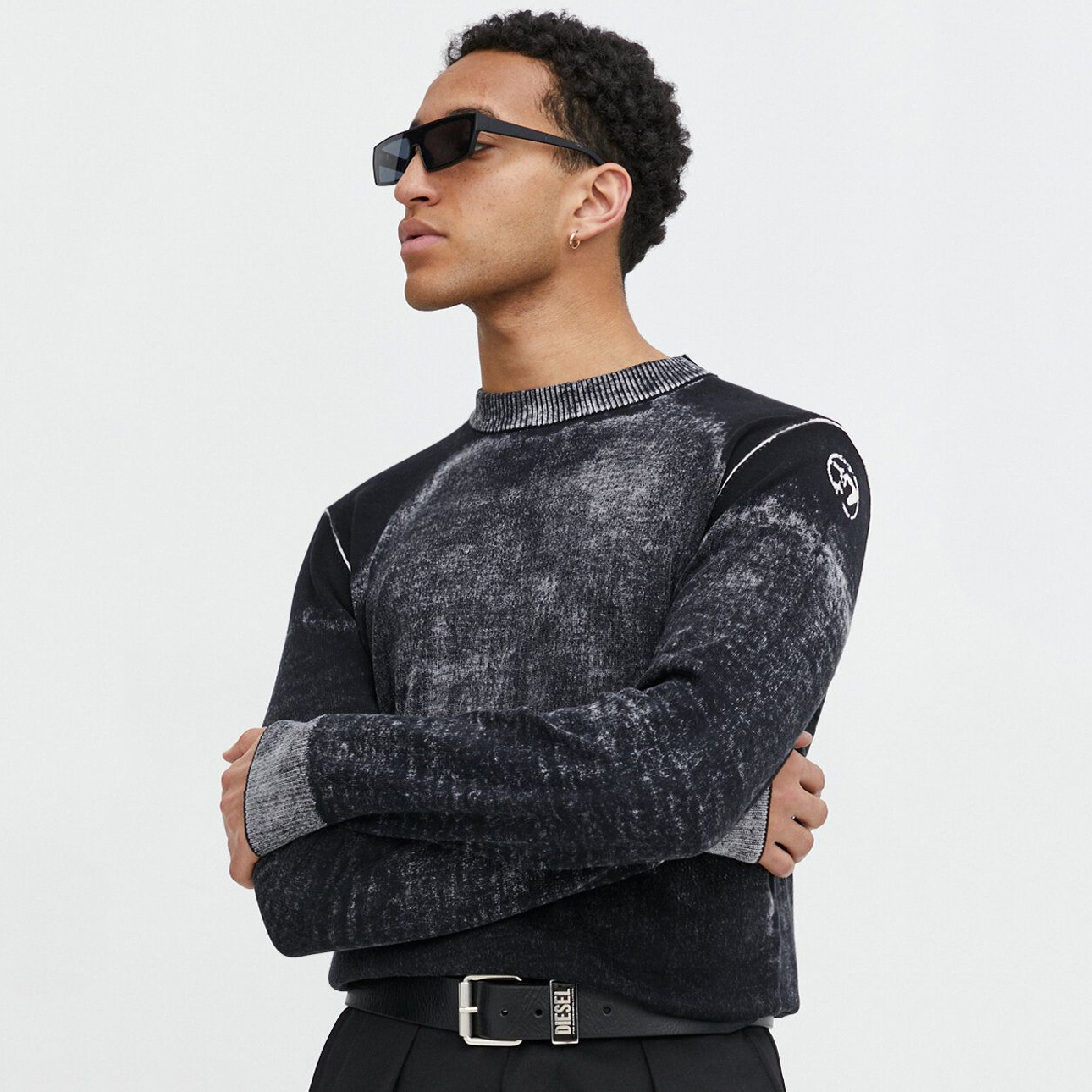 Diesel迪赛男士潮牌针织衫