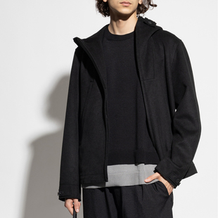 海外直邮 男士 潮牌时尚 JX4821 休闲羊毛保暖连帽夹克外套