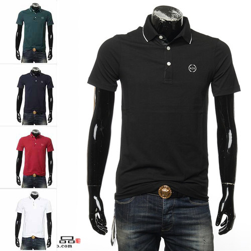 阿玛尼男士休闲短袖POLO衫