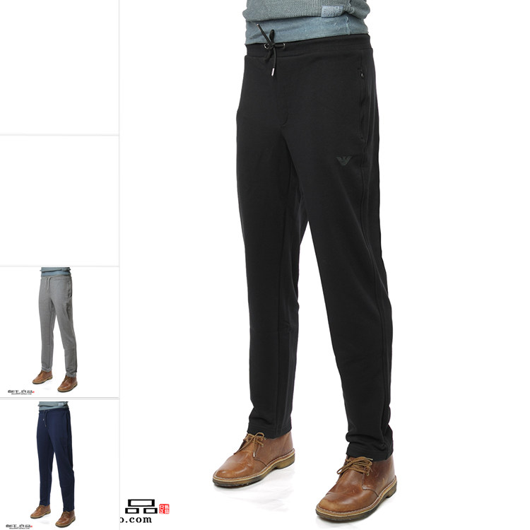 Armani/阿玛尼EA 男士纯色松紧带运动休闲裤长裤 8N1P87 1J07Z|msdalam kategori Pakaian Lelaki, seluar santai - dari Buy2taobao.com untuk memberikan perkhidmatan ejen Taobao profesional membeli